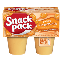 Snack Pack  Pudding, Butterscotch 4cups 368g