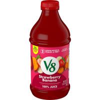 V8, Fusion Strawberry Banana Flavored 100% Juice 1.36L