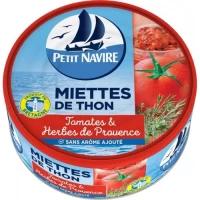 Petit Navire Thon Miette Tomate Herbes 160g