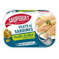 Saupiquet Sardines Filet Huile Olive 100g
