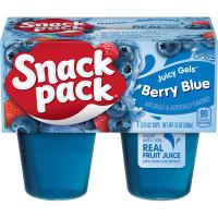 Snack Pack Juicy Gels, Berry Blue 4pcs 368g