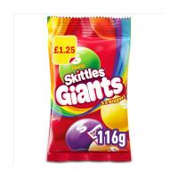 Skittles Giants  Fruit Flavoured Treat Bag 116g