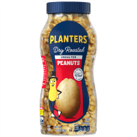 Planters Dry Roasted (UnSalted ) Peanuts 453g
