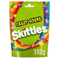 SKITTLES CRAZY SOURS POUCH 152G