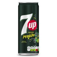 7up Mojito Lime & Mint Soda, Can 330ml