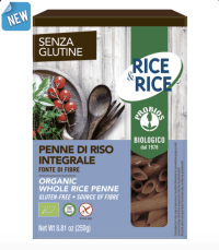 Probios Organic Whole Rice Penne  Glute-free 250g