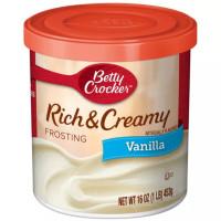 Betty Crocker Rich & Cream Vanilla Frosting 453g