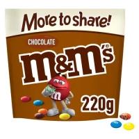 M&Ms Chocolate More To Share Pouch 220g