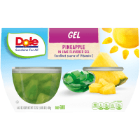Dole Gel Pineapple in Lime Gel 4 cups 488g