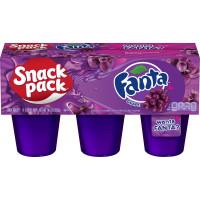 SNACK PACK FANTA JUICY Grape 6-CUPS 552g