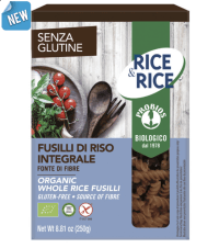 Probios Organic Whole Rice Fusilli Glute-free 250g