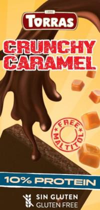 Torras crunchy Caramel 10% protien 100g