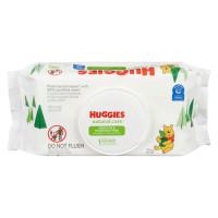 HUGGIES NATURAL CARE FRAGRANCE FREE BABY WIPES SOFT PACK 56S
