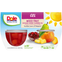 DOLE  Mixed Fruit IN Black Cherry FLAVORED GEL 4cups 488g