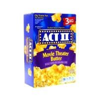 Act II  Microwave Popcorn, Movie Theater Butter, 3 Bags 234g