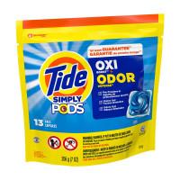 Tide Simply Pods Oxi + Odor Defense 3 In 1 Liquid Laundry Detergent Pacs - Fresh Linen, 13 Ct