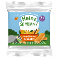 Heinz So Yummy Mango & Apricot Biscotti 7+ Months 60g