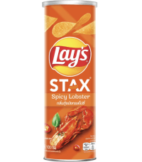 Lays Stax Potato Chips Spicy Lobster Flavor 100g