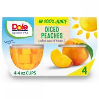 DOLE  Diced Peaches IN FRUIT JUICE 4cups 452g