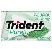 TRIDENT GUM PURELY SPEARMINT 14 PC