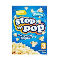 Stop N Pop Microwave Popcorn – Salted