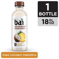 Bai Coconut Flavored Water, Puna Coconut Pineapple, Antioxidant Infused Drink 530ml