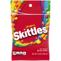 SKITTLES Original Fruity Candy Bag 204g