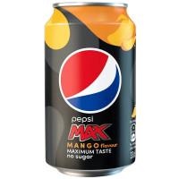 Pepsi Max Mango No Sugar, Can 330ml