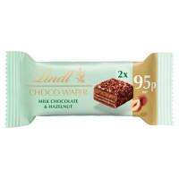 Lindt Choco Wafer Milk Chocolate & Hazelnut Treat Pack 30g